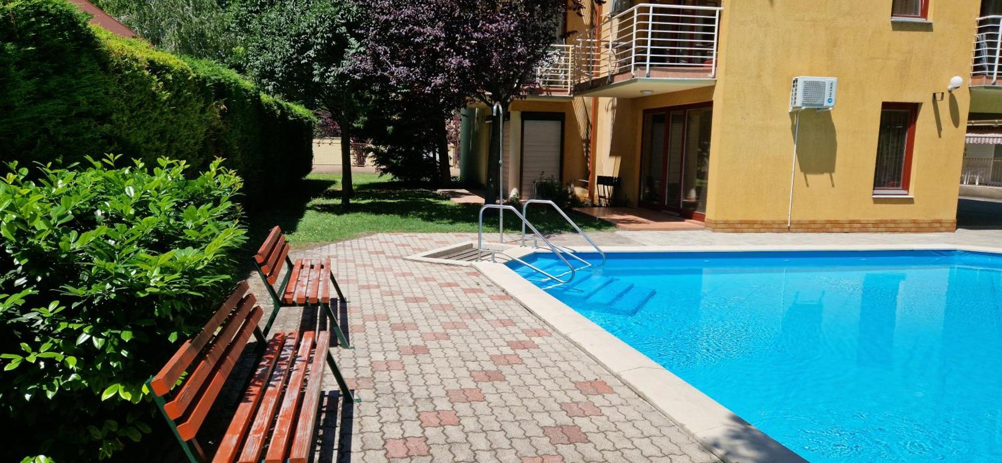 Siófoki Beach Apartman Bagian luar foto