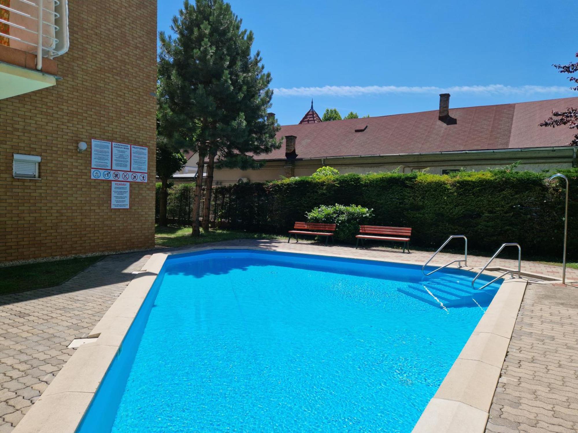 Siófoki Beach Apartman Bagian luar foto
